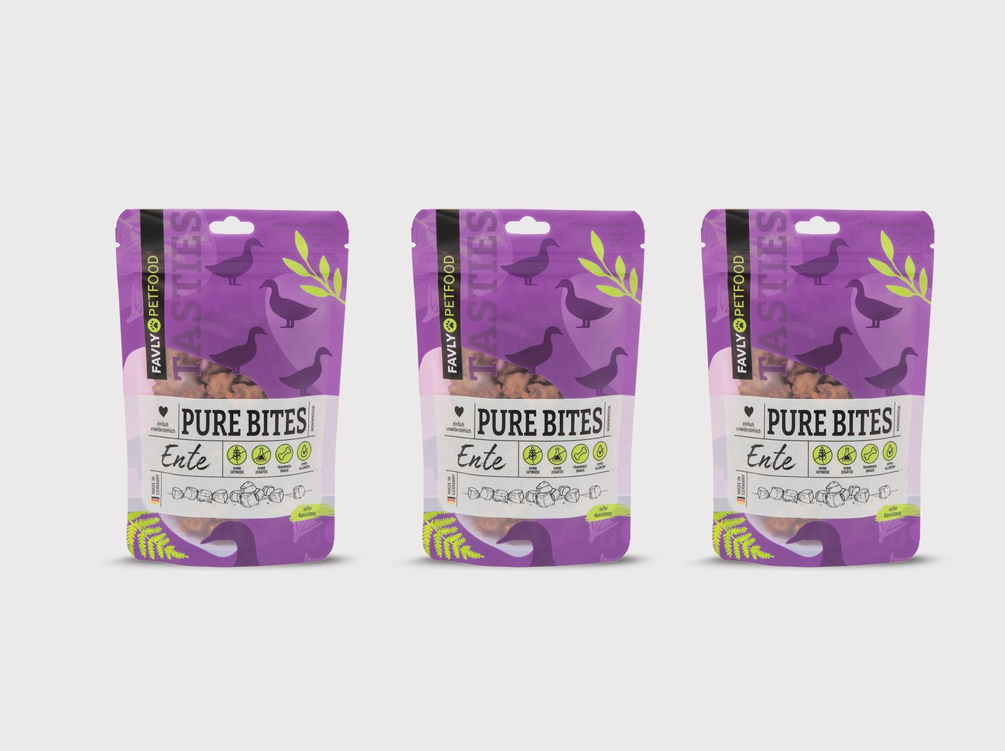 PURE Bites Ente - hypoallergener & softer Trainingssnack