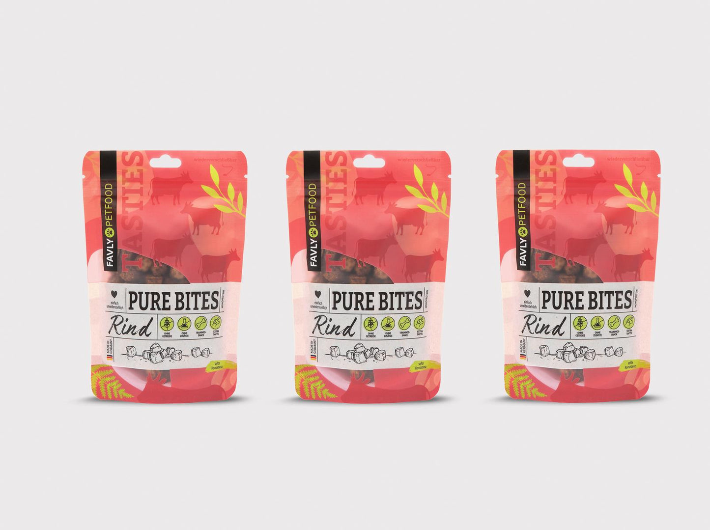 PURE Bites Rind - schmackhafter & softer Trainingssnack