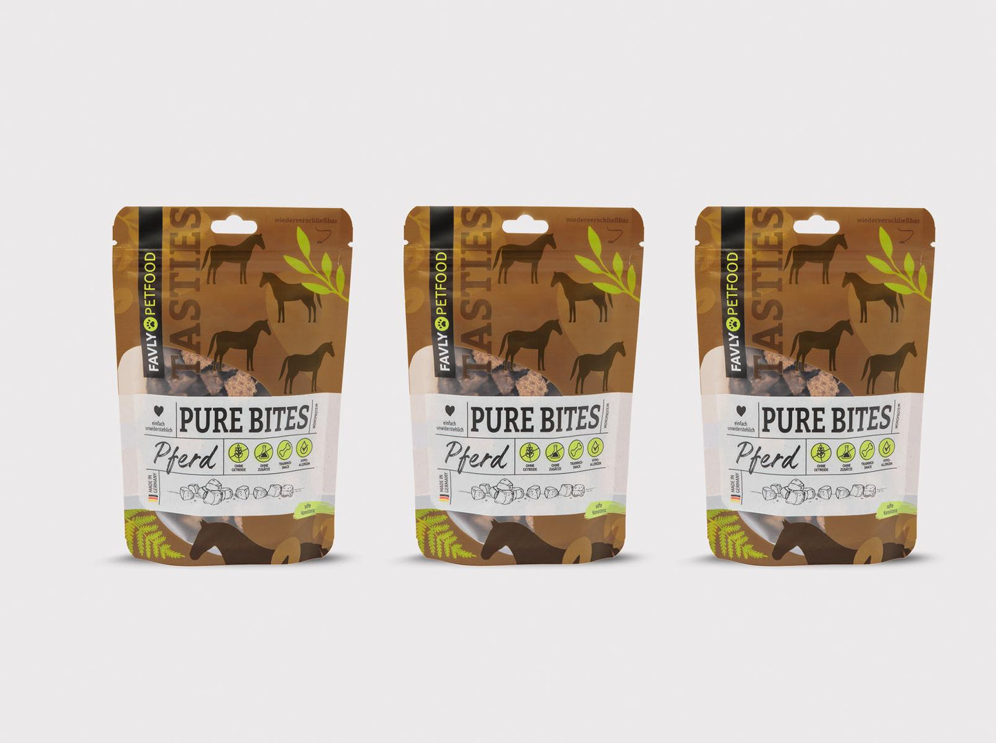 PURE Bites Pferd- hypoallergener & softer Trainingssnack