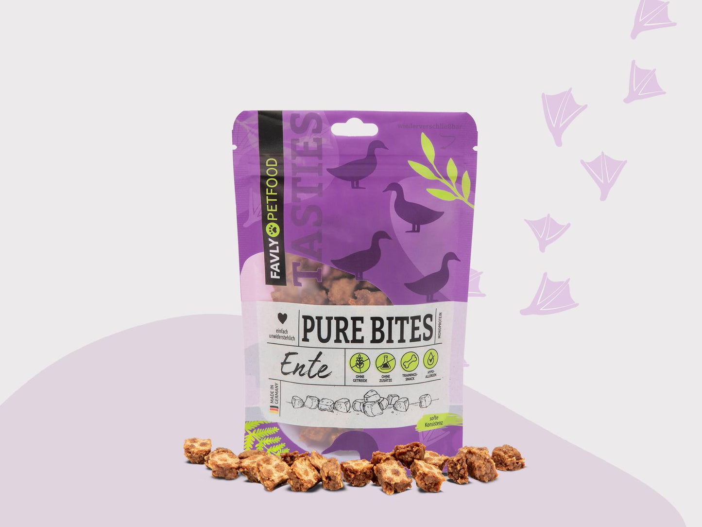 PURE Bites Ente - hypoallergener & softer Trainingssnack