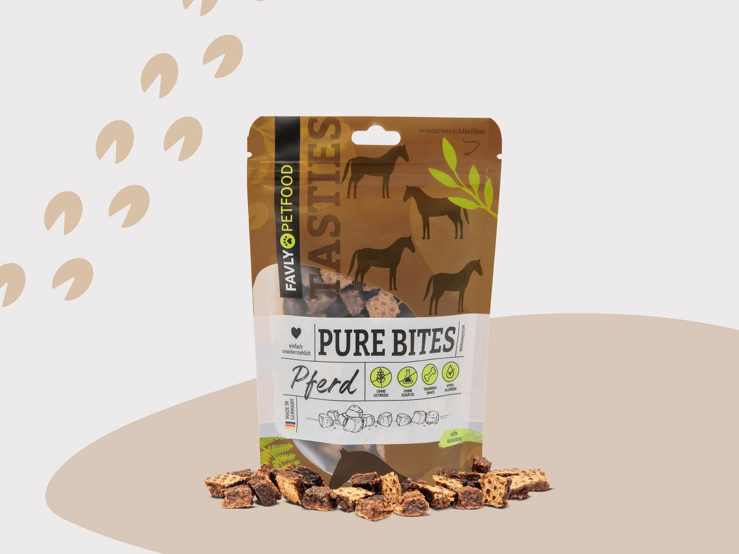 PURE Bites Pferd- hypoallergener & softer Trainingssnack