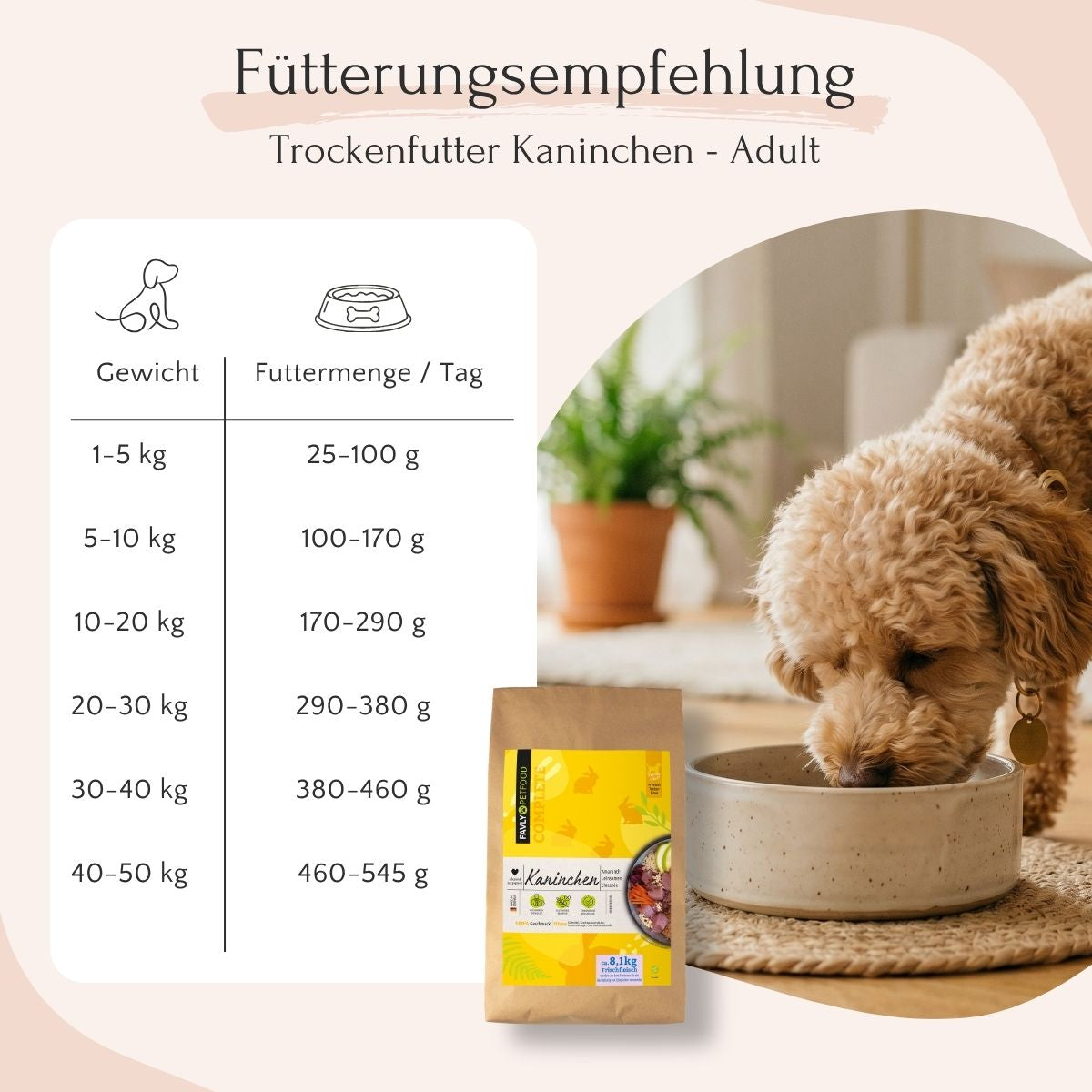 Trockenfutter Kaninchen kaltgepresst – hypoallergen