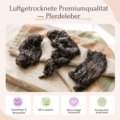 FAVLY Petfood Pferdelunge 1000 g: hypoallergener Snack für Hunde, ideal bei Futtermittelunverträglichkeiten.