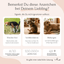 Drei Hunde haben weichen Stuhl; ein deutscher Text gibt Tipps zur Darmgesundheit und stellt FloraVITAL Pulver von FAVLY Petfood vor.