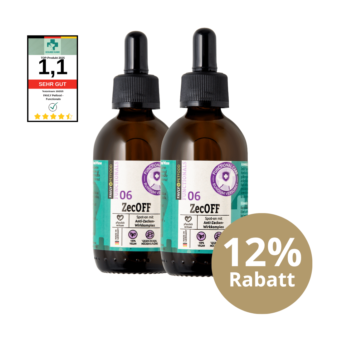 ZecOFF Zecken & Lästlinge für Hunde von FAVLY Petfood: 12% Rabatt, Top-Bewertung 1,1 - jetzt sparen!.