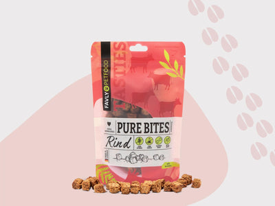 PURE Bites Rind - schmackhafter & softer Trainingssnack