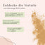 Beiger Hintergrund mit Text: FloraVITAL Pulver von FAVLY Petfood - für Verdauung & Darmflora.