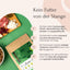 Infografik: FAVLY Petfood Freiland-Iberico-glutenfreies Hundefutter mit Kürbis, Hanföl & Apfel-Vorteilen & Schritten.