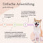 UROCARE Pulver - Niere & Blase von FAVLY Petfood, daneben ein lächelnder Shiba Inu.